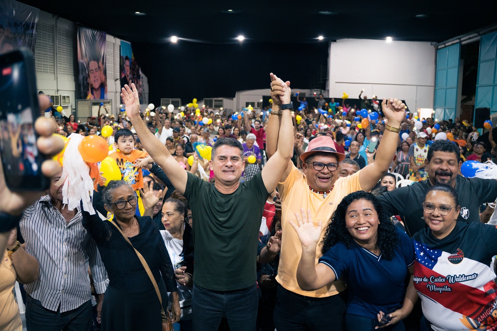 Lançamento da pré-candidatura de Carles Waldemar Maguila reúne mais de 700 pessoas e reforça articulação política de David Almeida em Manaus