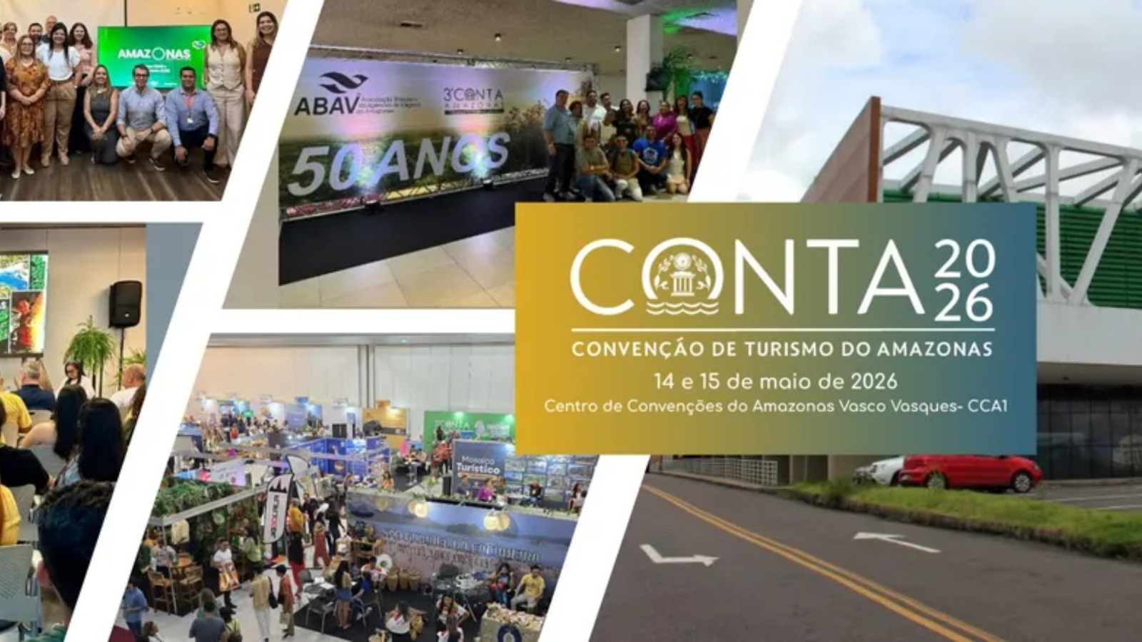 CONTA 2026 reunirá turismo, negócios e palestras em Manaus