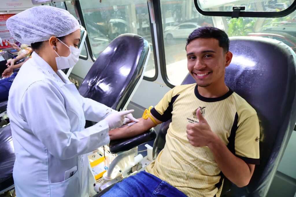 Doação de sangue no TCE-AM supera 70 bolsas e reforça estoques no Amazonas