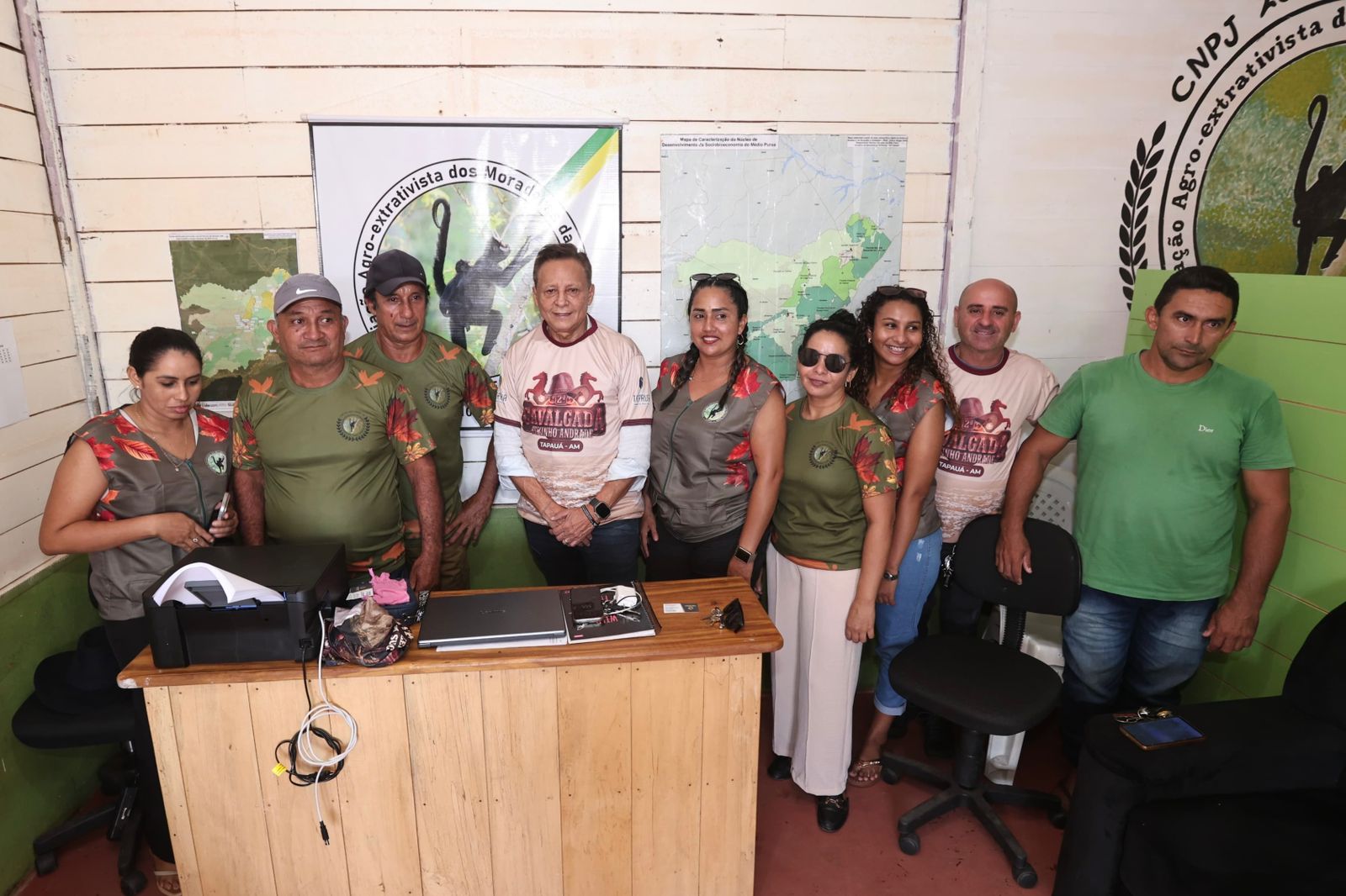 Adjuto Afonso em Tapauá: agenda com extrativistas, obras e festividades