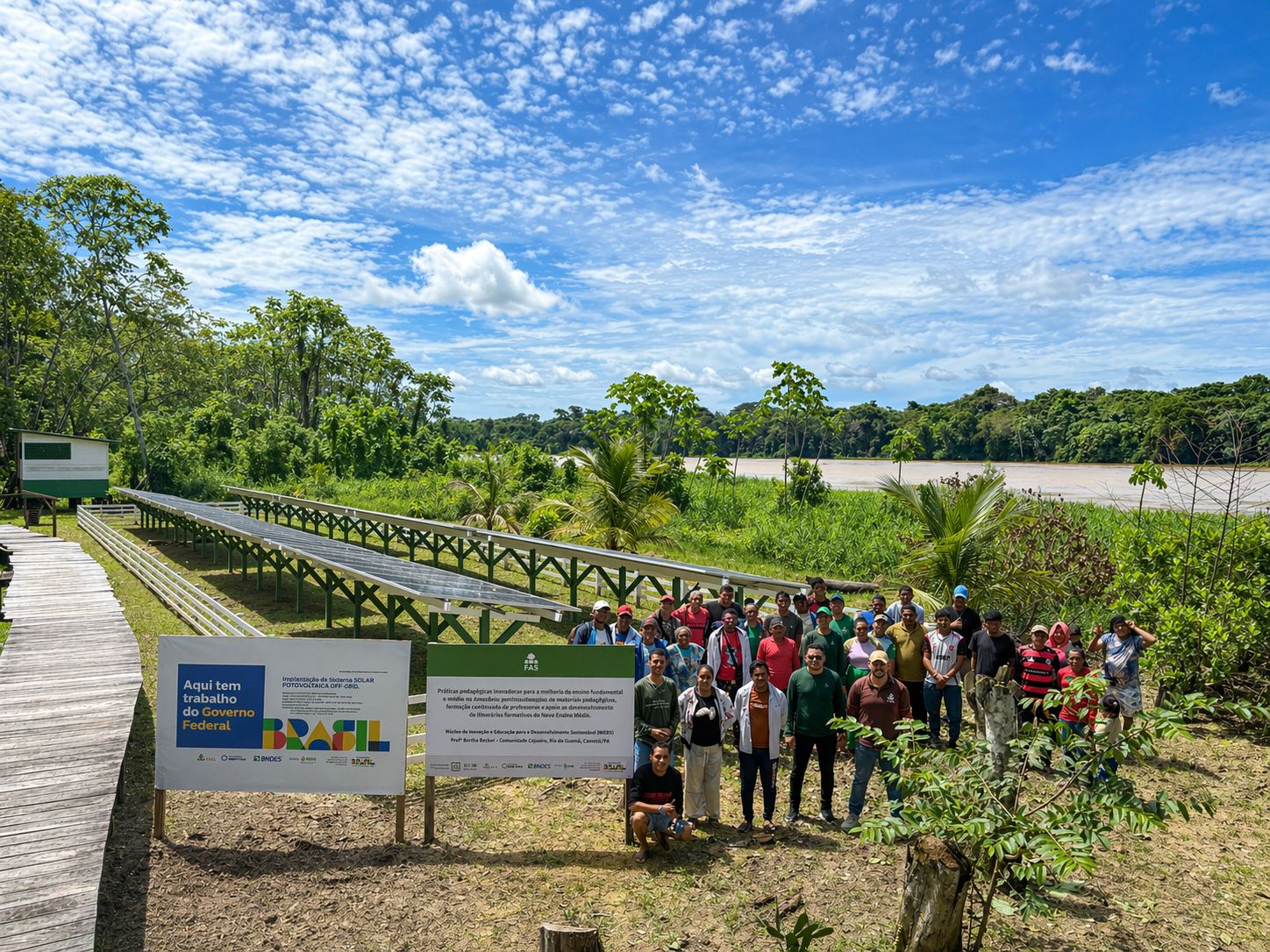 Energia solar fortalece educação no Amazonas