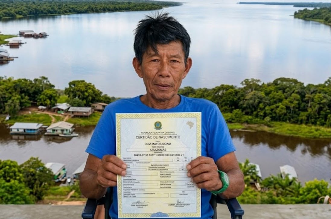 Registro civil devolve cidadania a indígena Tukano no Amazonas