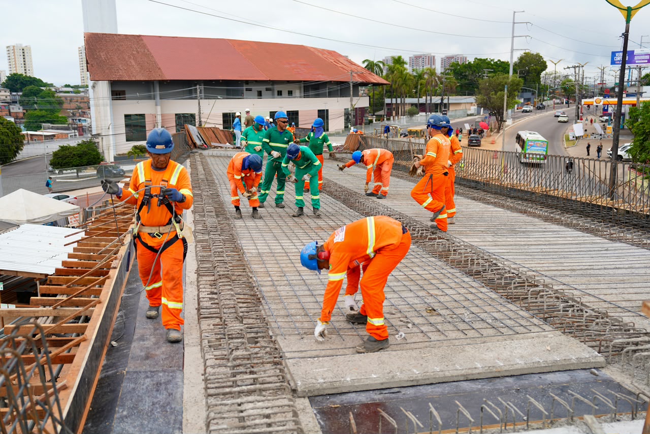 Obras do Passarão avançam durante verão amazônico