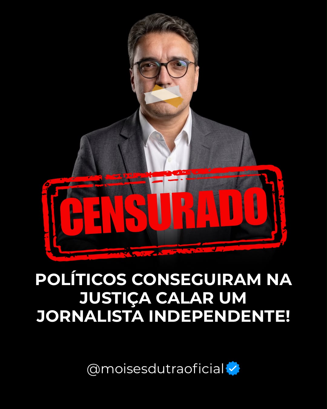 Moisés Dutra relata retirada de conteúdos e direito de resposta após recurso